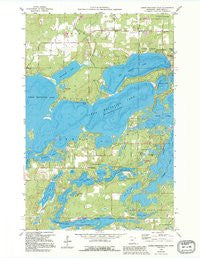 Lower Whitefish Lake Minnesota Historical topographic map, 1:24000 scale, 7.5 X 7.5 Minute, Year 1959