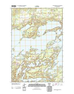 Lower Whitefish Lake Minnesota Historical topographic map, 1:24000 scale, 7.5 X 7.5 Minute, Year 2013