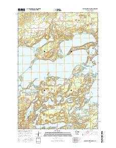 Lower Whitefish Lake Minnesota Current topographic map, 1:24000 scale, 7.5 X 7.5 Minute, Year 2016