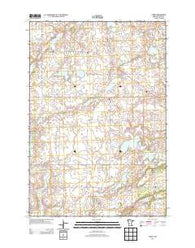 Lowry Minnesota Historical topographic map, 1:24000 scale, 7.5 X 7.5 Minute, Year 2013