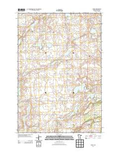 Lowry Minnesota Historical topographic map, 1:24000 scale, 7.5 X 7.5 Minute, Year 2013