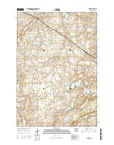Lowry Minnesota Current topographic map, 1:24000 scale, 7.5 X 7.5 Minute, Year 2016