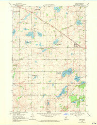 Lowry Minnesota Historical topographic map, 1:24000 scale, 7.5 X 7.5 Minute, Year 1968