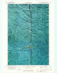 Ludlow Lookout Tower Minnesota Historical topographic map, 1:24000 scale, 7.5 X 7.5 Minute, Year 1973
