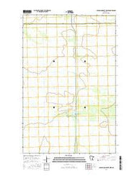 Ludlow Lookout Tower Minnesota Current topographic map, 1:24000 scale, 7.5 X 7.5 Minute, Year 2016