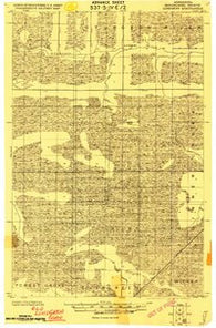 Lundgren Minnesota Historical topographic map, 1:62500 scale, 15 X 15 Minute, Year 1919