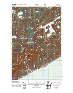 Lutsen Minnesota Historical topographic map, 1:24000 scale, 7.5 X 7.5 Minute, Year 2011