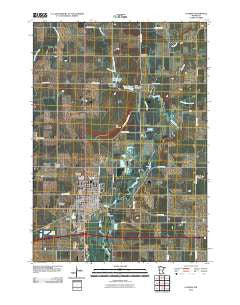 Luverne Minnesota Historical topographic map, 1:24000 scale, 7.5 X 7.5 Minute, Year 2010