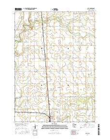 Lyle Minnesota Current topographic map, 1:24000 scale, 7.5 X 7.5 Minute, Year 2016