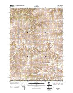 Mabel Minnesota Historical topographic map, 1:24000 scale, 7.5 X 7.5 Minute, Year 2013