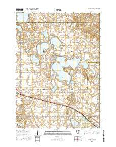 Madison Lake Minnesota Current topographic map, 1:24000 scale, 7.5 X 7.5 Minute, Year 2016