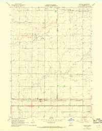Magnolia Minnesota Historical topographic map, 1:24000 scale, 7.5 X 7.5 Minute, Year 1967