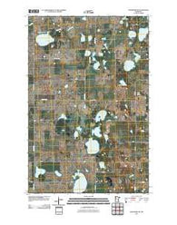Mahnomen NE Minnesota Historical topographic map, 1:24000 scale, 7.5 X 7.5 Minute, Year 2010