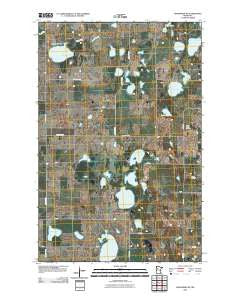 Mahnomen NE Minnesota Historical topographic map, 1:24000 scale, 7.5 X 7.5 Minute, Year 2010