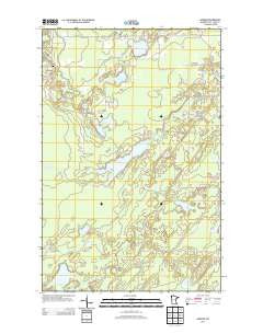 Makinen Minnesota Historical topographic map, 1:24000 scale, 7.5 X 7.5 Minute, Year 2013