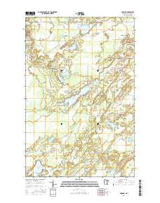 Makinen Minnesota Current topographic map, 1:24000 scale, 7.5 X 7.5 Minute, Year 2016