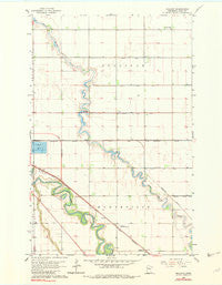 Mallory Minnesota Historical topographic map, 1:24000 scale, 7.5 X 7.5 Minute, Year 1963