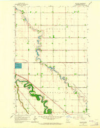 Mallory Minnesota Historical topographic map, 1:24000 scale, 7.5 X 7.5 Minute, Year 1963
