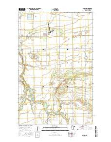 Malung Minnesota Current topographic map, 1:24000 scale, 7.5 X 7.5 Minute, Year 2016