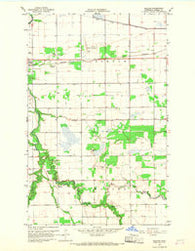 Malung Minnesota Historical topographic map, 1:24000 scale, 7.5 X 7.5 Minute, Year 1966