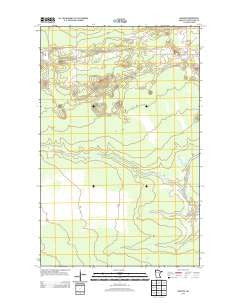 Manitou Minnesota Historical topographic map, 1:24000 scale, 7.5 X 7.5 Minute, Year 2013