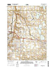 Mankato East Minnesota Current topographic map, 1:24000 scale, 7.5 X 7.5 Minute, Year 2016
