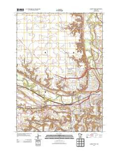 Mankato West Minnesota Historical topographic map, 1:24000 scale, 7.5 X 7.5 Minute, Year 2013
