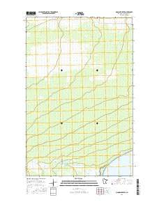 Manomin Creek Minnesota Current topographic map, 1:24000 scale, 7.5 X 7.5 Minute, Year 2016