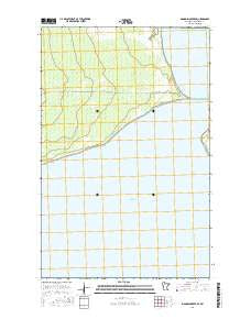 Manomin Creek SE Minnesota Current topographic map, 1:24000 scale, 7.5 X 7.5 Minute, Year 2016