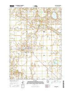 Mapleton Minnesota Current topographic map, 1:24000 scale, 7.5 X 7.5 Minute, Year 2016