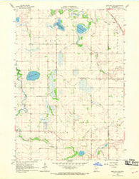 Mapleton NE Minnesota Historical topographic map, 1:24000 scale, 7.5 X 7.5 Minute, Year 1967