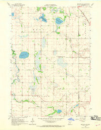 Mapleton NE Minnesota Historical topographic map, 1:24000 scale, 7.5 X 7.5 Minute, Year 1967