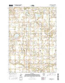 Mapleton NE Minnesota Current topographic map, 1:24000 scale, 7.5 X 7.5 Minute, Year 2016