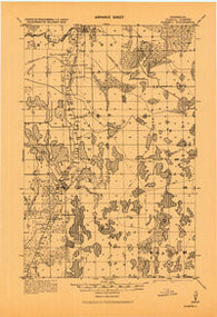 Marcell Minnesota Historical topographic map, 1:62500 scale, 15 X 15 Minute, Year 1919