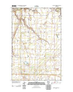 Marcoux Corners Minnesota Historical topographic map, 1:24000 scale, 7.5 X 7.5 Minute, Year 2013