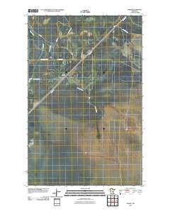 Margie Minnesota Historical topographic map, 1:24000 scale, 7.5 X 7.5 Minute, Year 2010