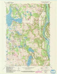 Marine On St. Croix Minnesota Historical topographic map, 1:24000 scale, 7.5 X 7.5 Minute, Year 1967