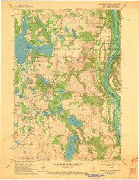 Marine on St Croix Minnesota Historical topographic map, 1:24000 scale, 7.5 X 7.5 Minute, Year 1967