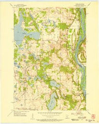 Marine Minnesota Historical topographic map, 1:24000 scale, 7.5 X 7.5 Minute, Year 1955