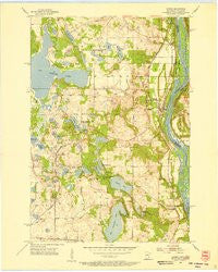 Marine Minnesota Historical topographic map, 1:24000 scale, 7.5 X 7.5 Minute, Year 1955