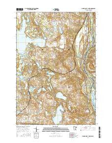 Marine on St. Croix Minnesota Current topographic map, 1:24000 scale, 7.5 X 7.5 Minute, Year 2016