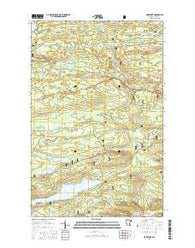 Mark Lake Minnesota Current topographic map, 1:24000 scale, 7.5 X 7.5 Minute, Year 2016