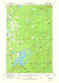 Markham Minnesota Historical topographic map, 1:62500 scale, 15 X 15 Minute, Year 1957