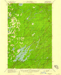 Markham Minnesota Historical topographic map, 1:62500 scale, 15 X 15 Minute, Year 1957