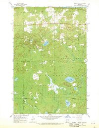 Martin Lake Minnesota Historical topographic map, 1:24000 scale, 7.5 X 7.5 Minute, Year 1954