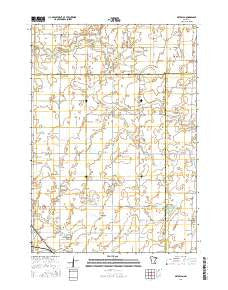 Matawan Minnesota Current topographic map, 1:24000 scale, 7.5 X 7.5 Minute, Year 2016