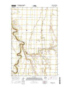 Mattson Minnesota Current topographic map, 1:24000 scale, 7.5 X 7.5 Minute, Year 2016