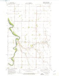 Mattson Minnesota Historical topographic map, 1:24000 scale, 7.5 X 7.5 Minute, Year 1974