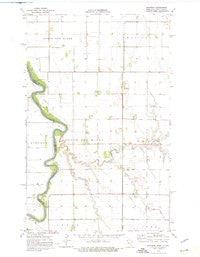 Mattson Minnesota Historical topographic map, 1:24000 scale, 7.5 X 7.5 Minute, Year 1974