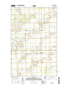 Mavie Minnesota Current topographic map, 1:24000 scale, 7.5 X 7.5 Minute, Year 2016
